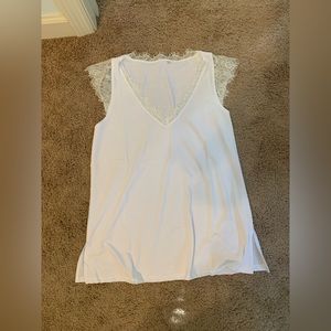 Amazon White Tanktop Blouse